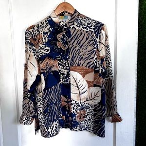 Vintage SeaSuns Button down Top 🪴